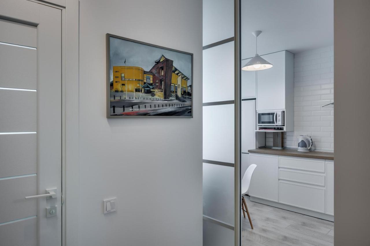 White Apartment Scandinavian Style Zaporizhia Eksteriør billede